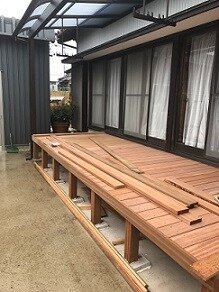 ウッドデッキ・セランガンバツ材